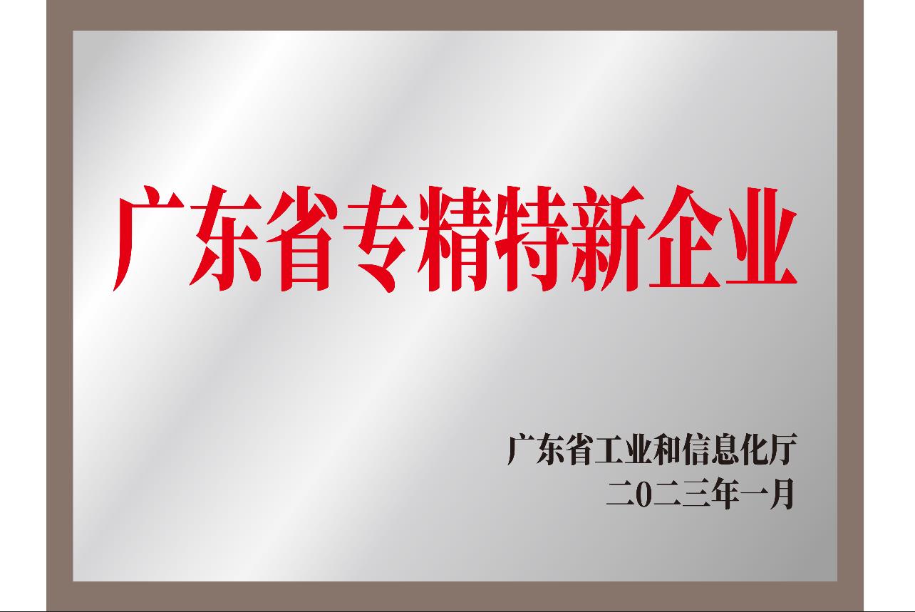 《广东省专精特新企业》